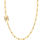 Initial PaperClip Necklace