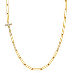 Initial PaperClip Necklace