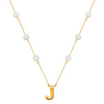Initial Pearl Necklace