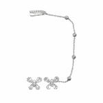 Butterfly Droplets Earrings & Cuff