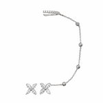 Flower Droplets Earrings & Cuff