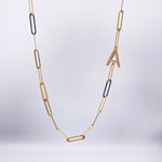 Initial PaperClip Necklace