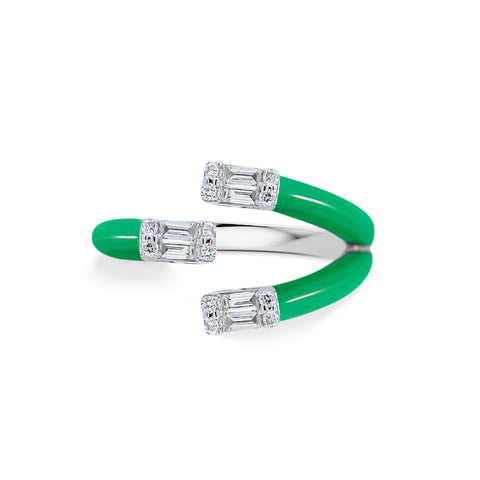 Baguette Claw Ring
