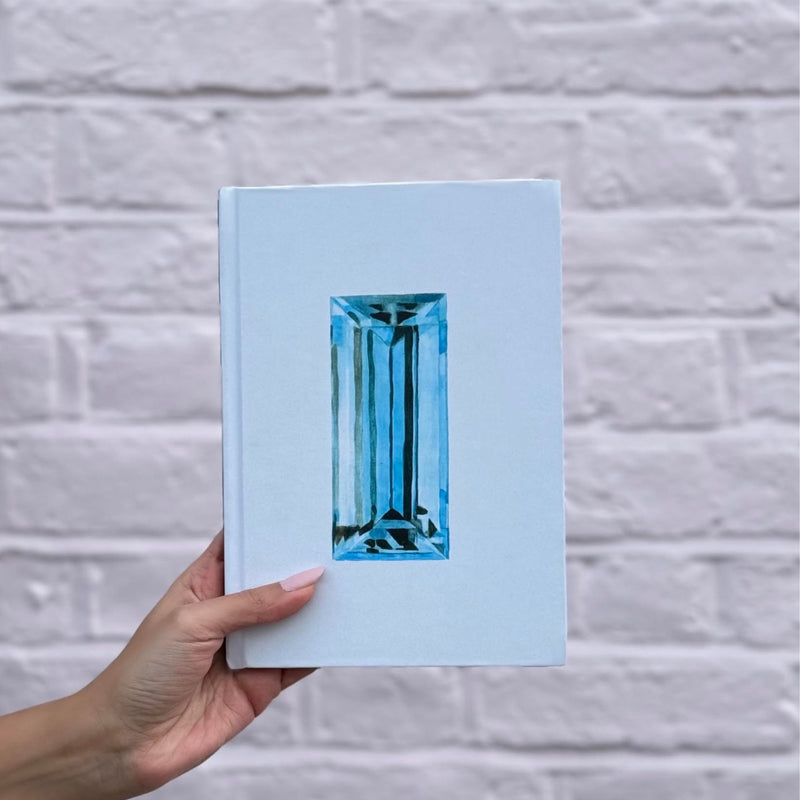 ‘The Aquamarine’ Birthstone Notebook - March