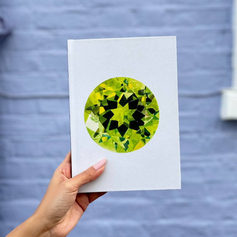 ‘The Peridot’ Birthstone Notebook - August