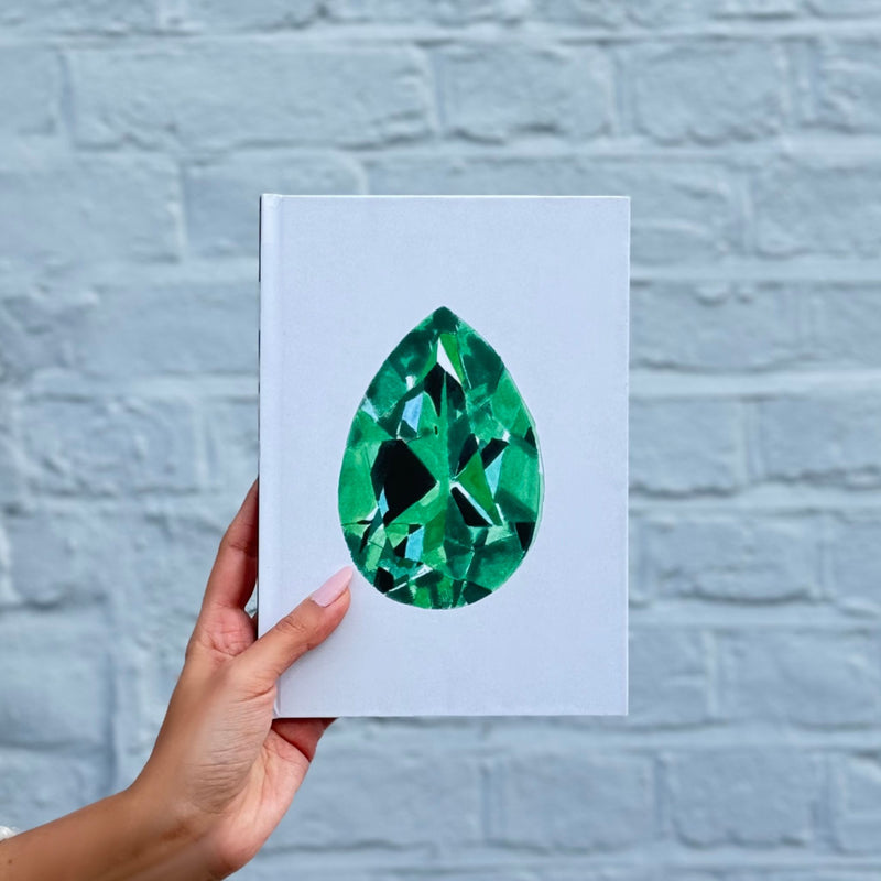 ‘The Emerald’ Birthstone Notebook - May