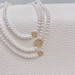 Pearl Shapes Choker Necklace