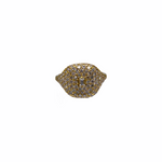 Pave Round Diamond Ring