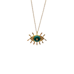 Diamond Eye Resin Necklace